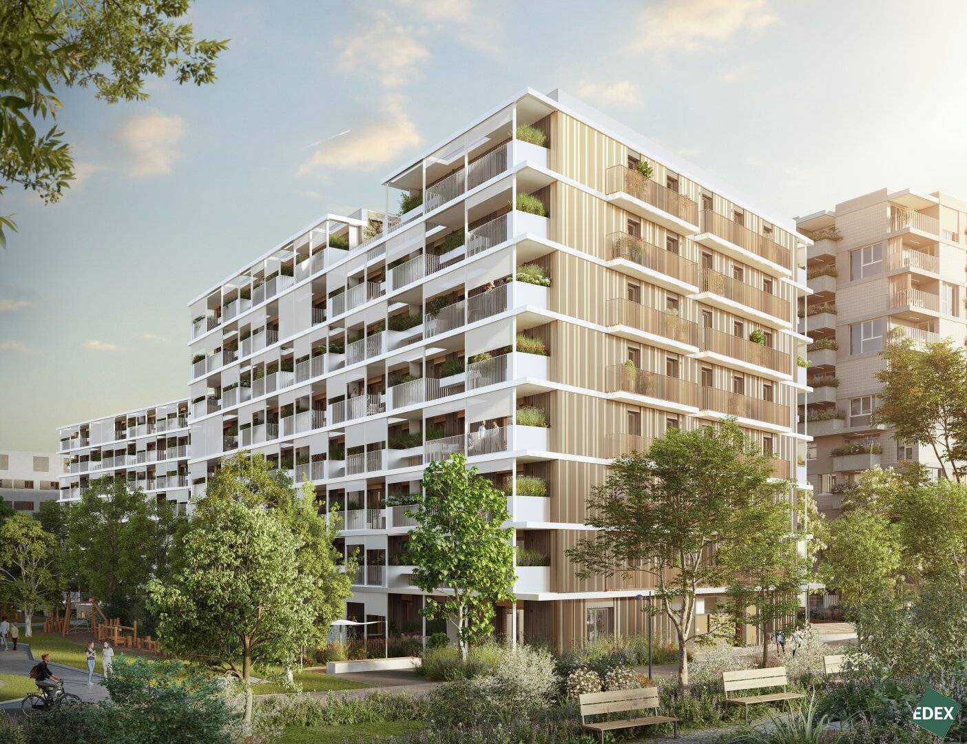 Apartment at Bert Brecht Park with Loggia