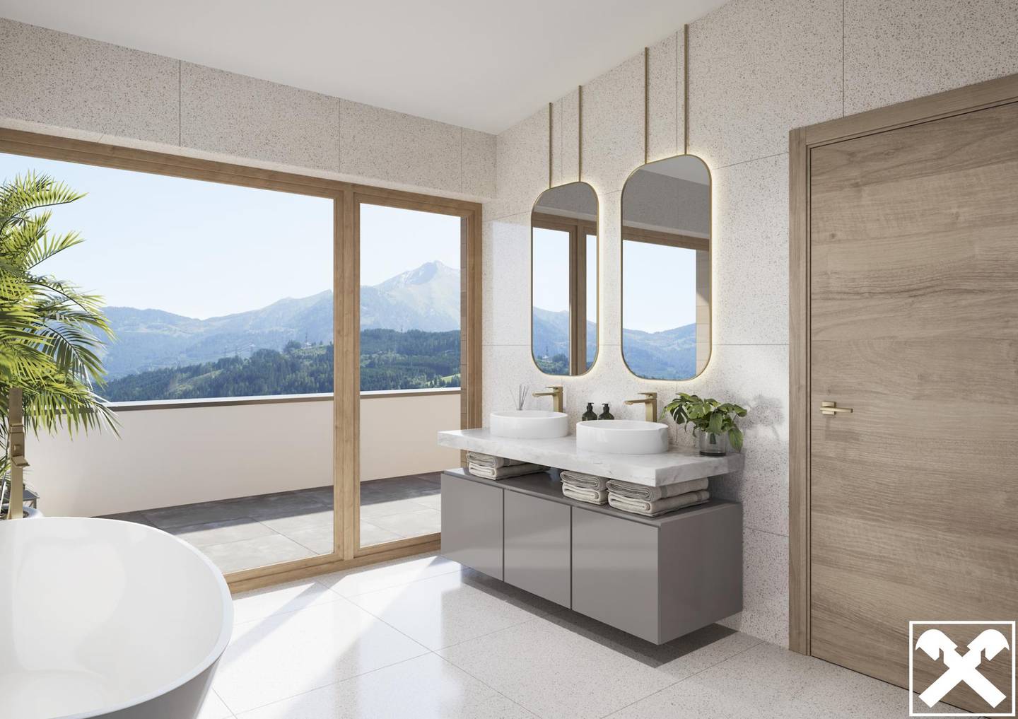 Penthouse with private lift and terrace
