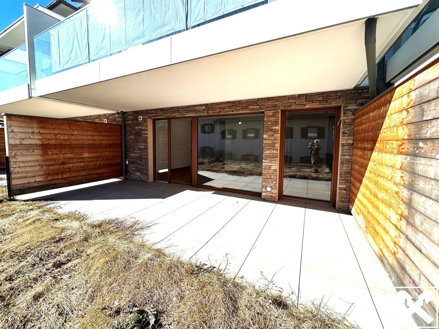 Apartment terrace garden central south facing
