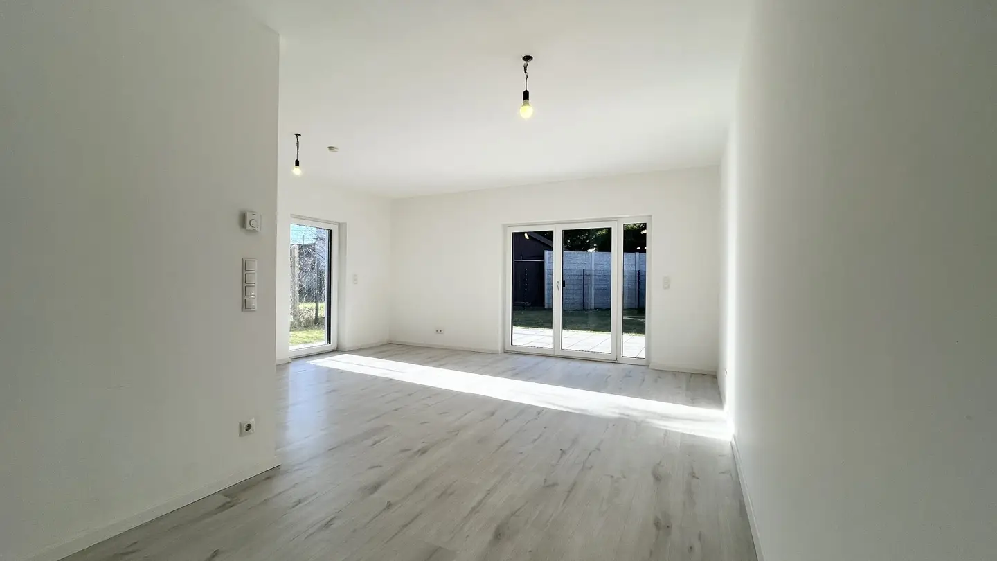 Apartment with garden terraces and garage in a quiet location