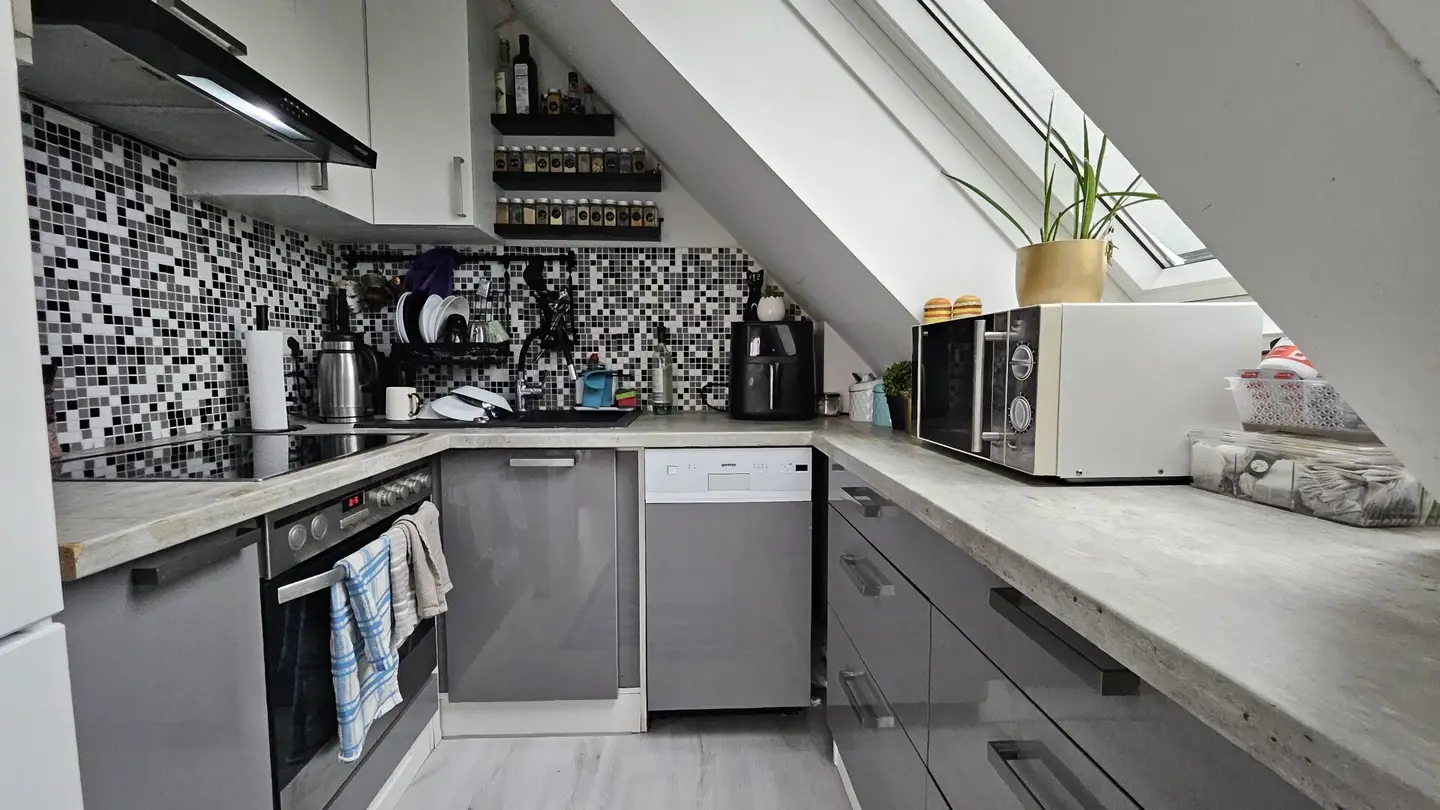Dachgeschosswohnung mit Dachgarten und Balkon