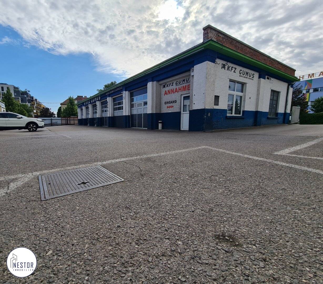 New price I Large-scale workshop | 20 car parking spaces | Simmering