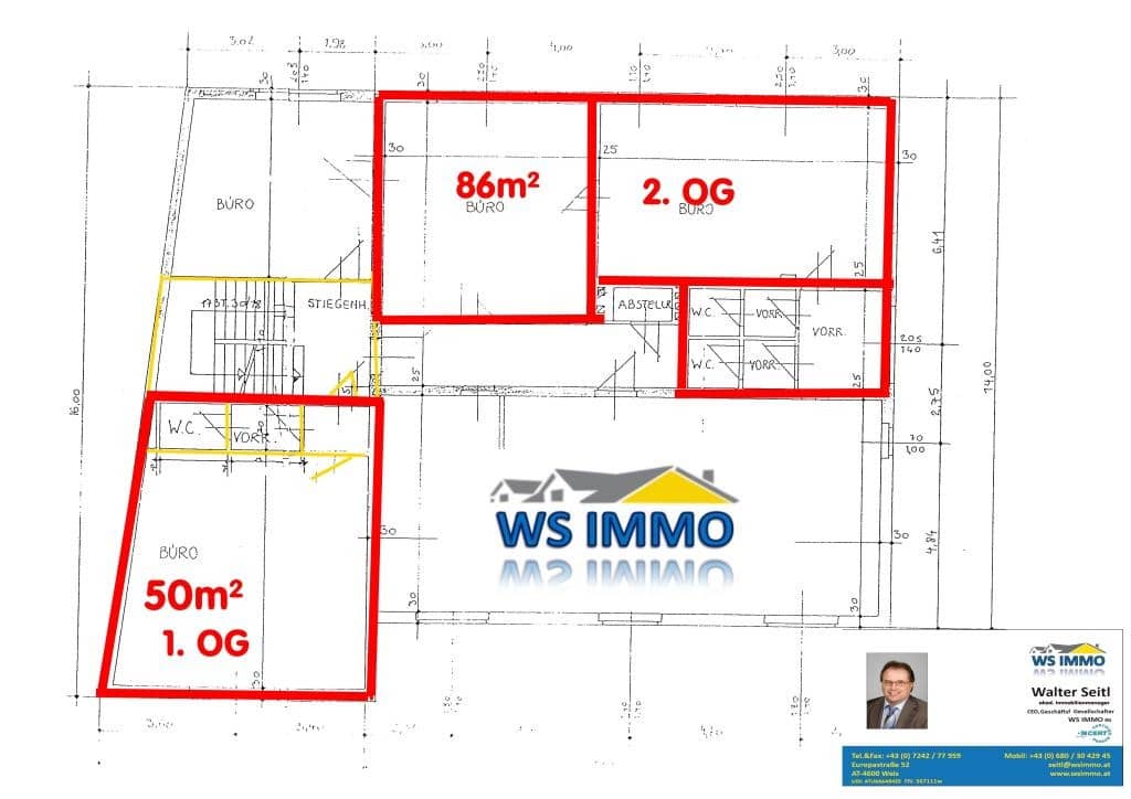 68m² Office in Traun