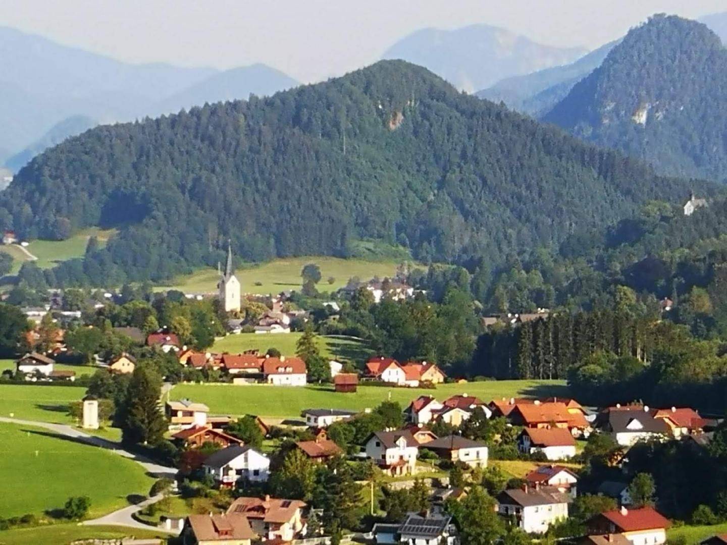 Ferienwohnung mit Balkon Aussicht Pyhrn Priel