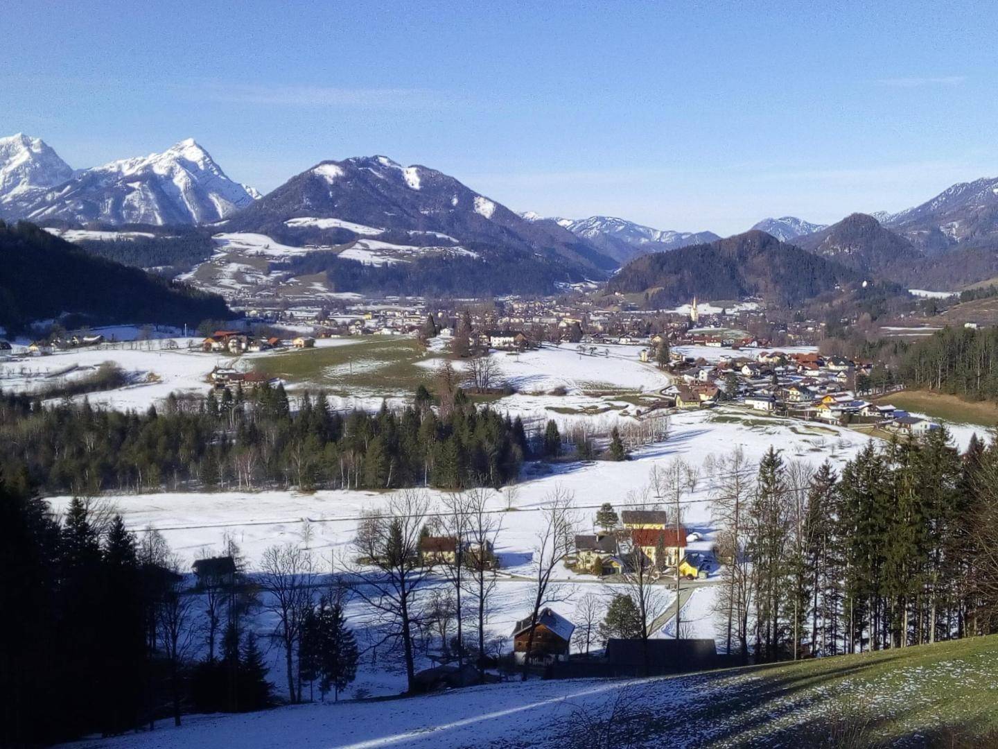 Ferienwohnung mit Balkon Aussicht Pyhrn Priel