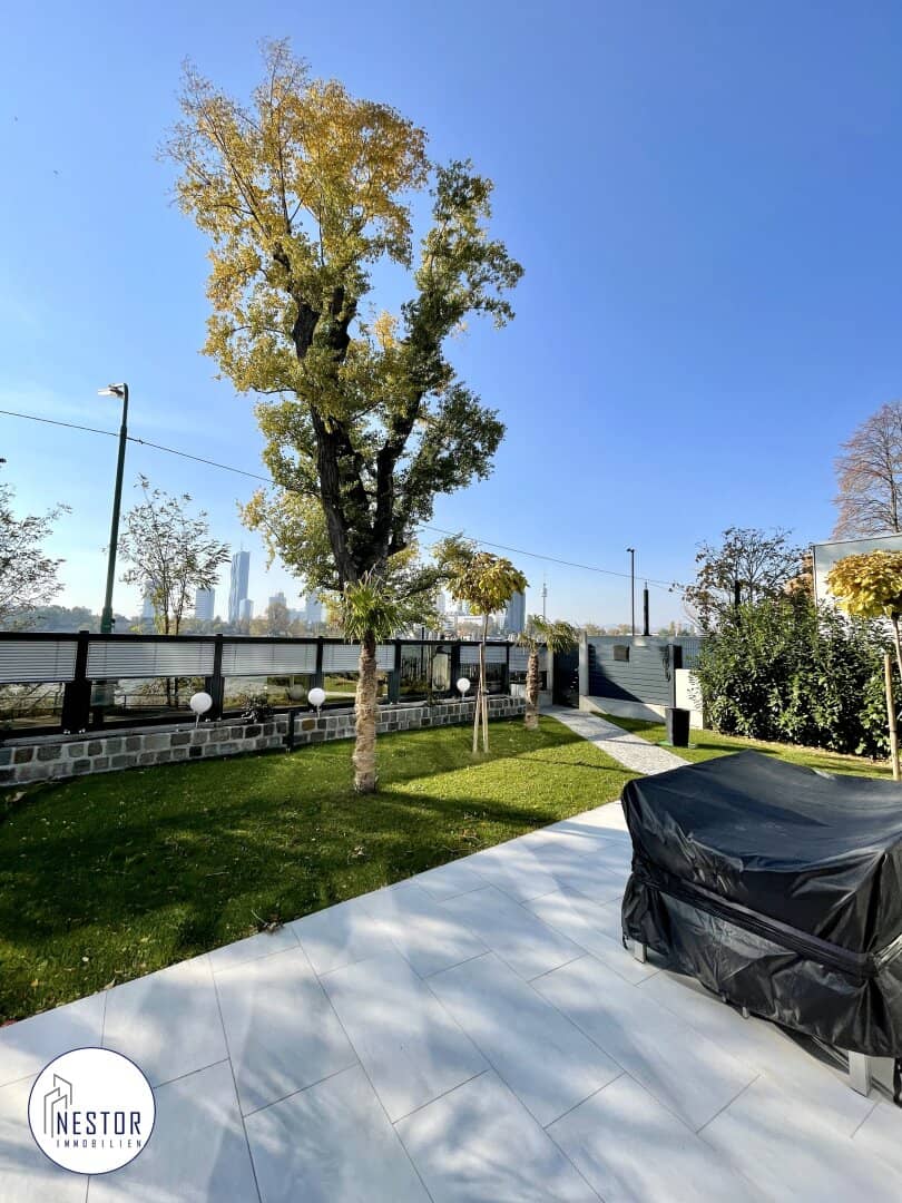 Luxus Gartenwohnung | 1. Reihe Alte Donau