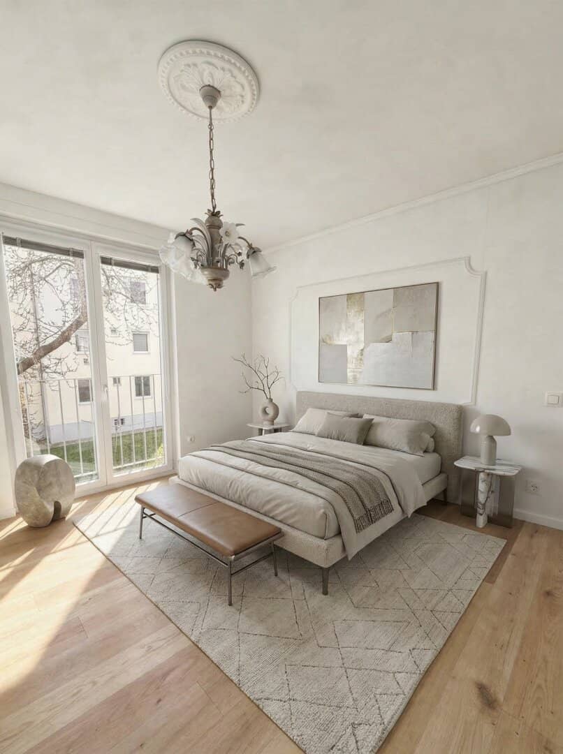 Apartment with garden view in quiet location