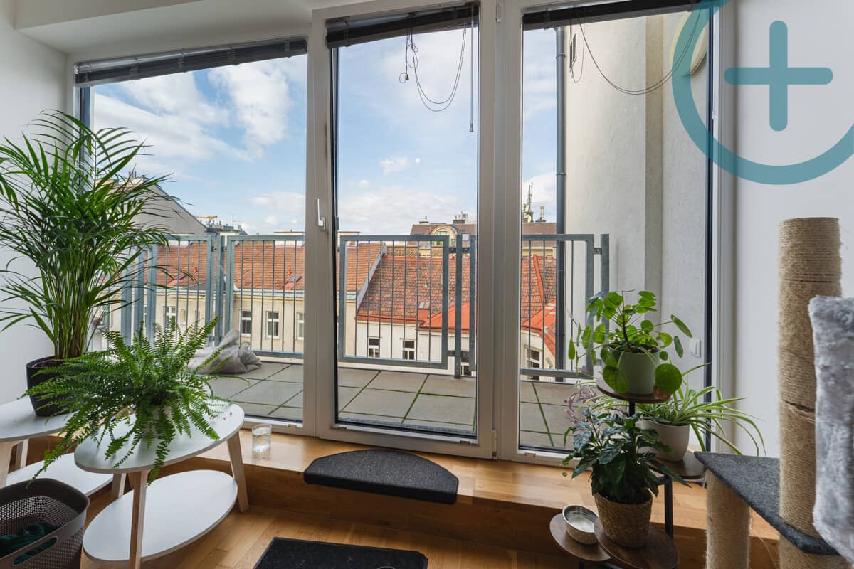 Dachgeschosswohnung Favoriten mit Dachterrasse