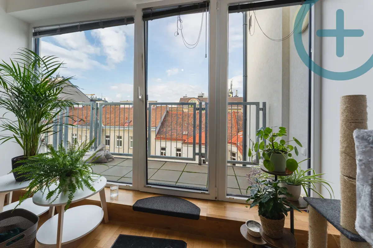 Dachgeschosswohnung Favoriten mit Dachterrasse