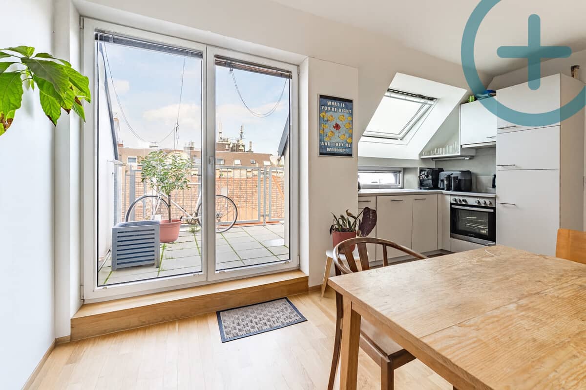 Dachgeschosswohnung Favoriten mit Dachterrasse