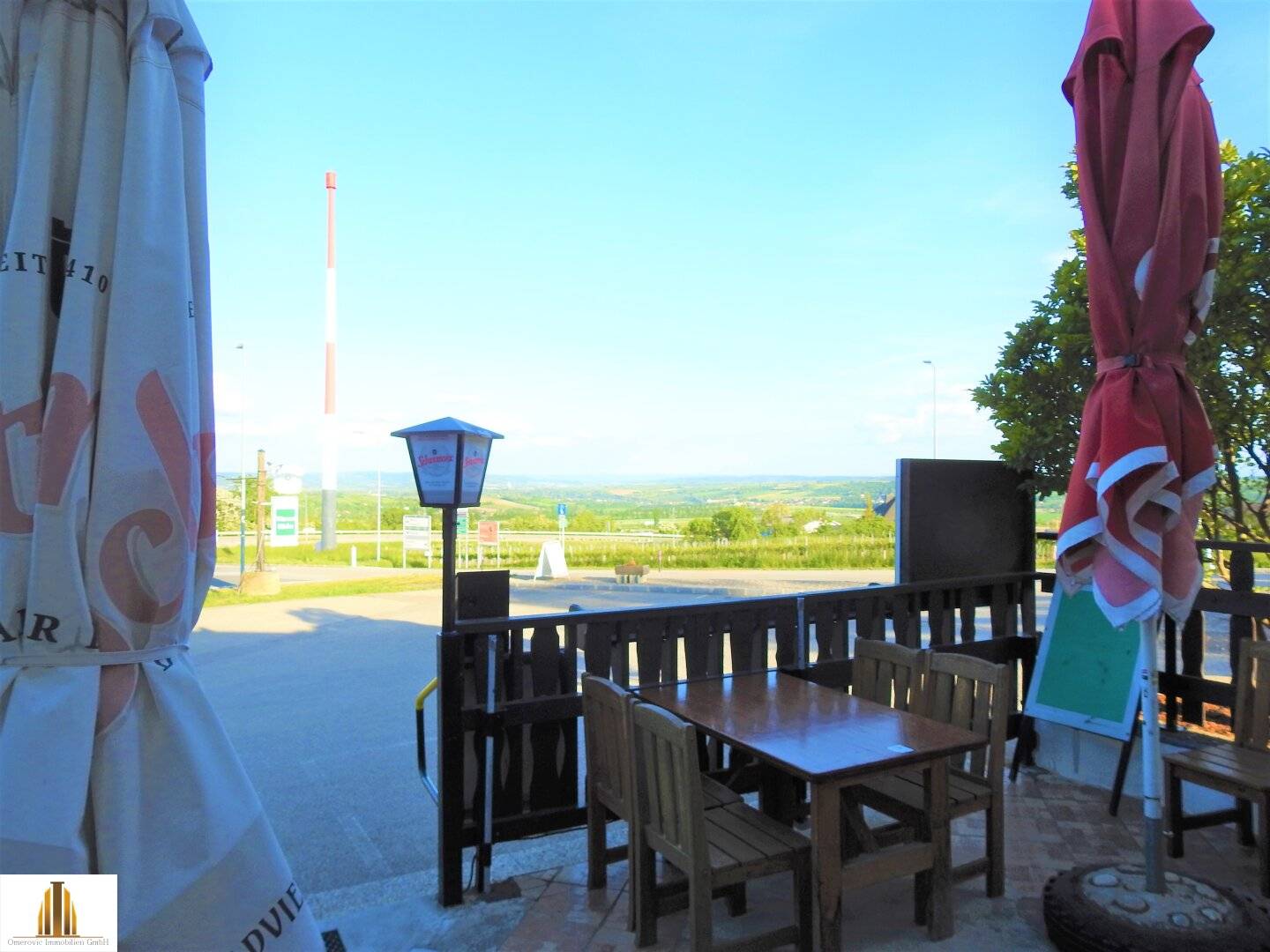 Gastronomiebetrieb Maissau mit Ausblick