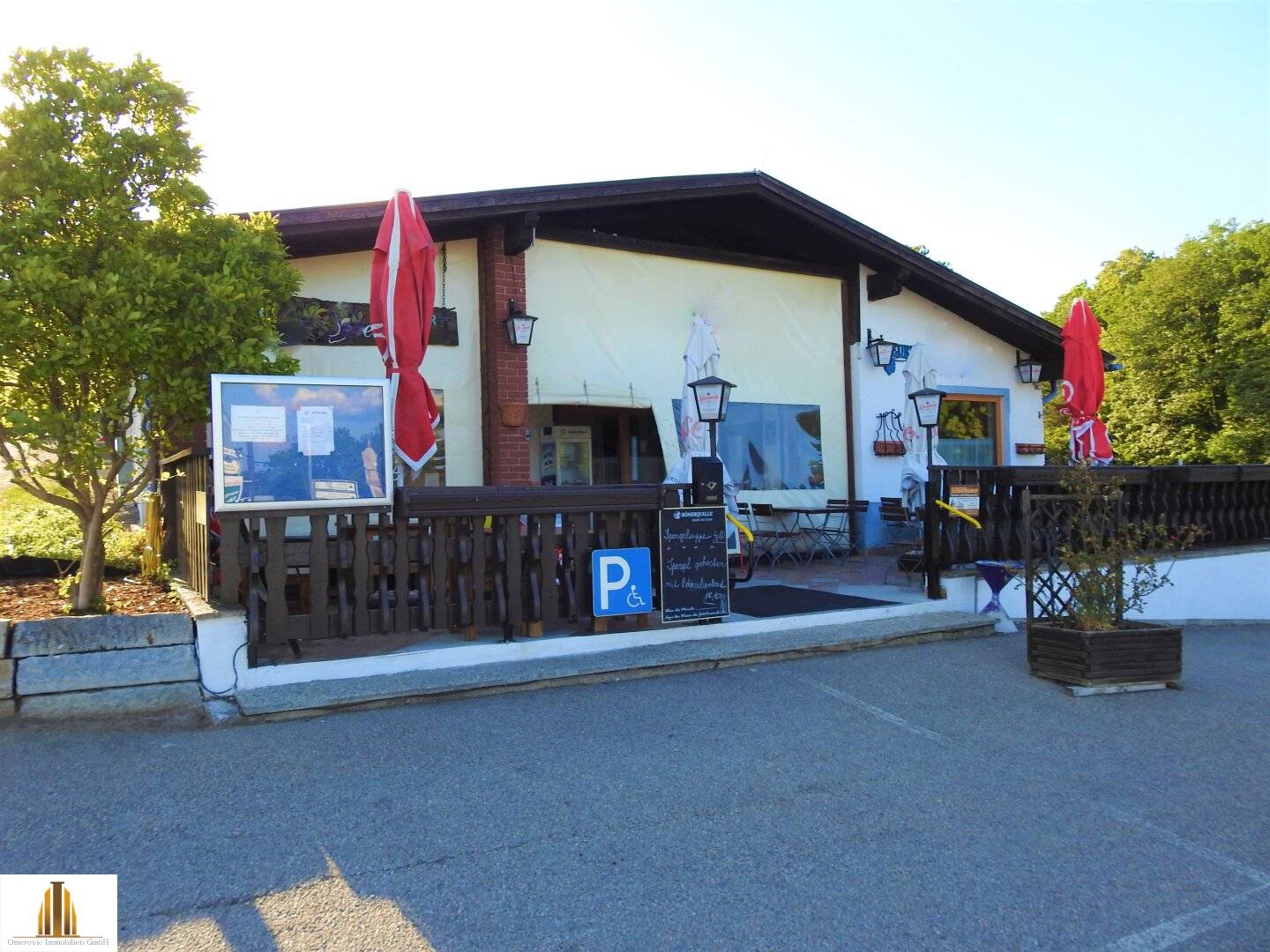 Gastronomiebetrieb Maissau mit Ausblick