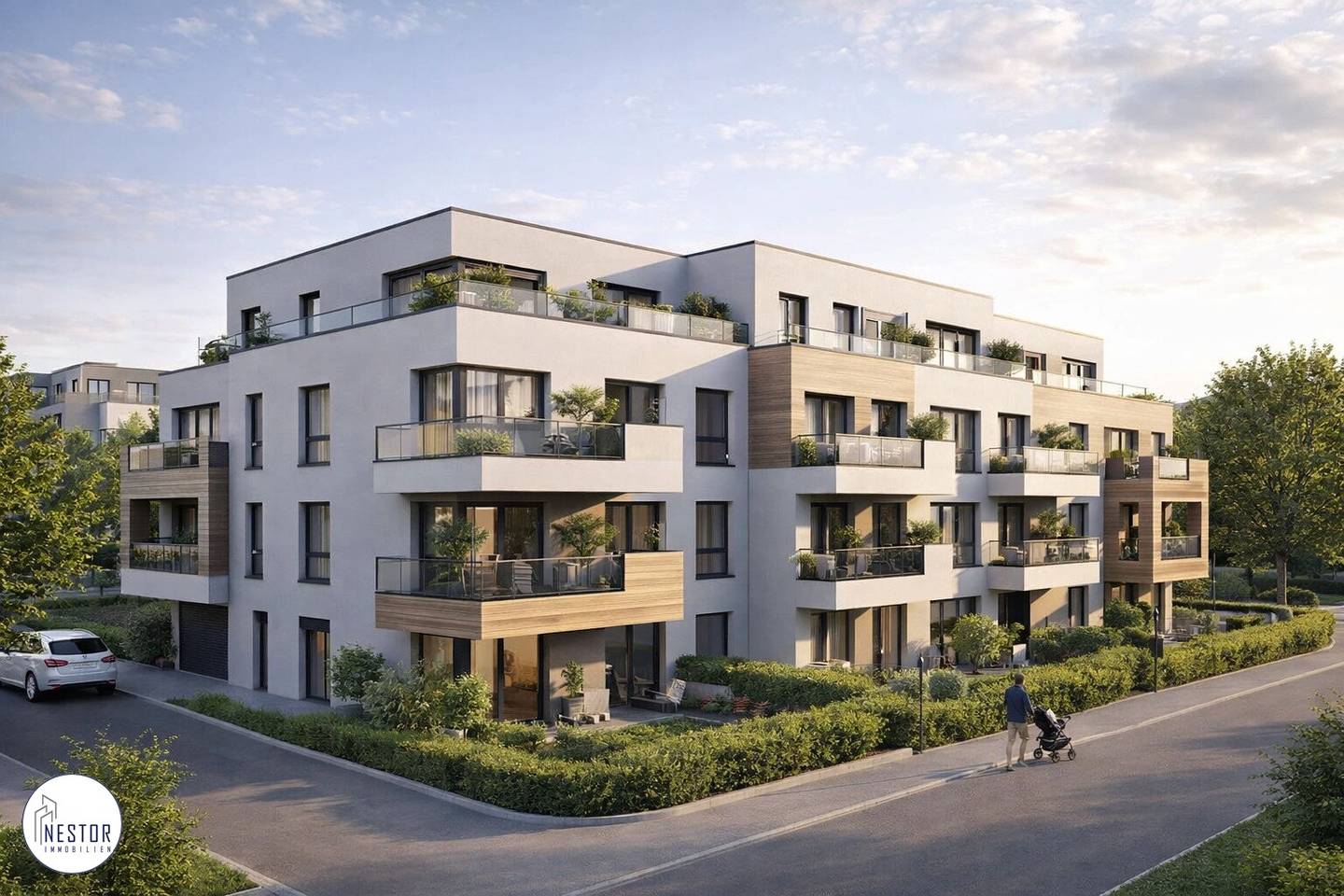 1-Room New Build Apt with Terrace, Vienna