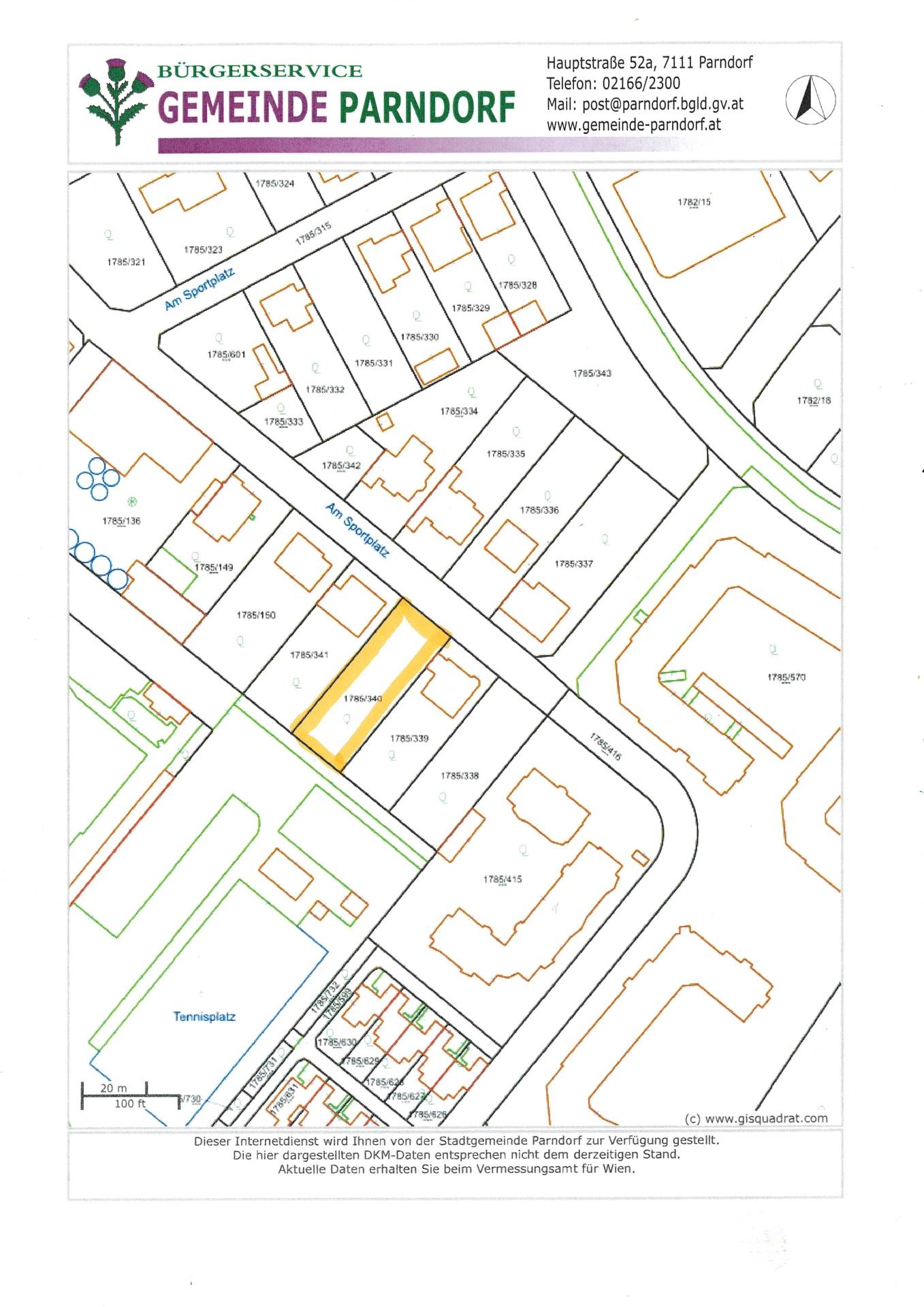 Baugrundstück Parndorf 1123 m²