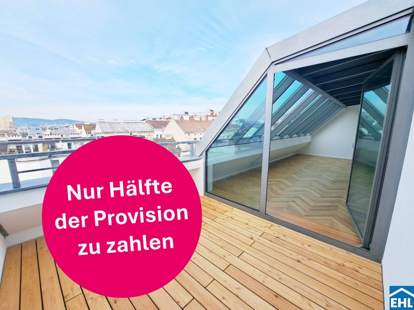 Top floor maisonette apartment near the subway