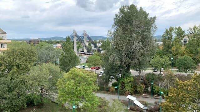 Dachgeschosswohnung mit Terrasse und Parkblick