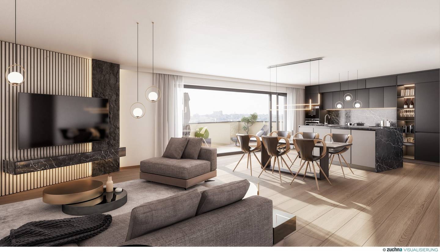 Neubau Wohnung Erstbezug Terrasse Pfarrerwald