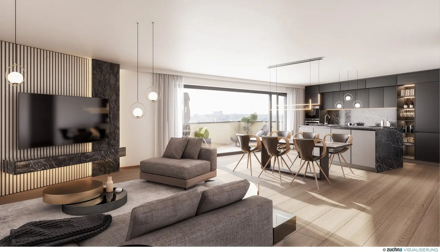New Build Apartment Terrace Pfarrerwald