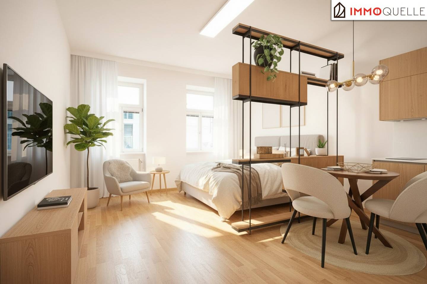Frisch sanierte Wohnung im dritten Stock ruhig