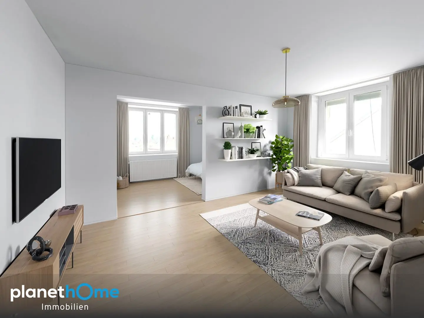 Bright two room apartment near Klinik Hietzing with city view