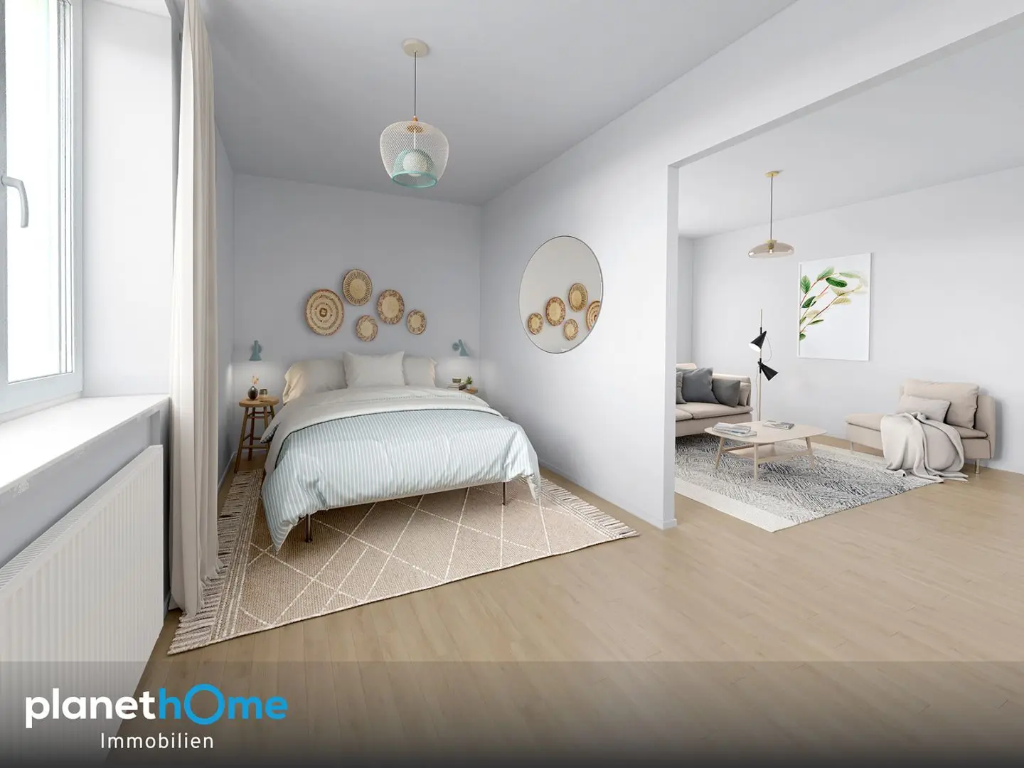 Bright two room apartment near Klinik Hietzing with city view