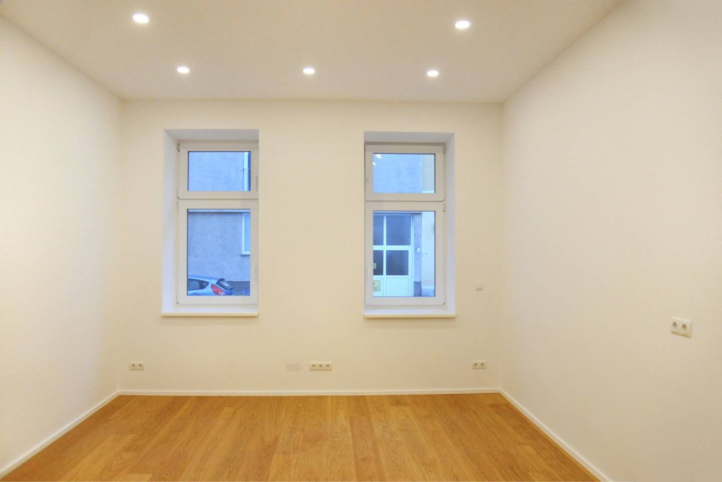 Ground floor apartment first occupancy after major renovation