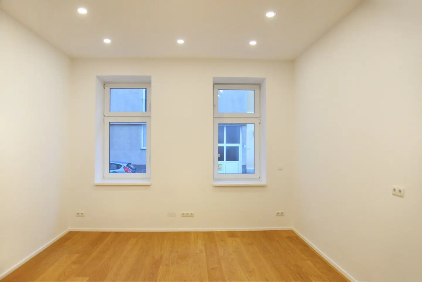 Ground floor apartment first occupancy after major renovation