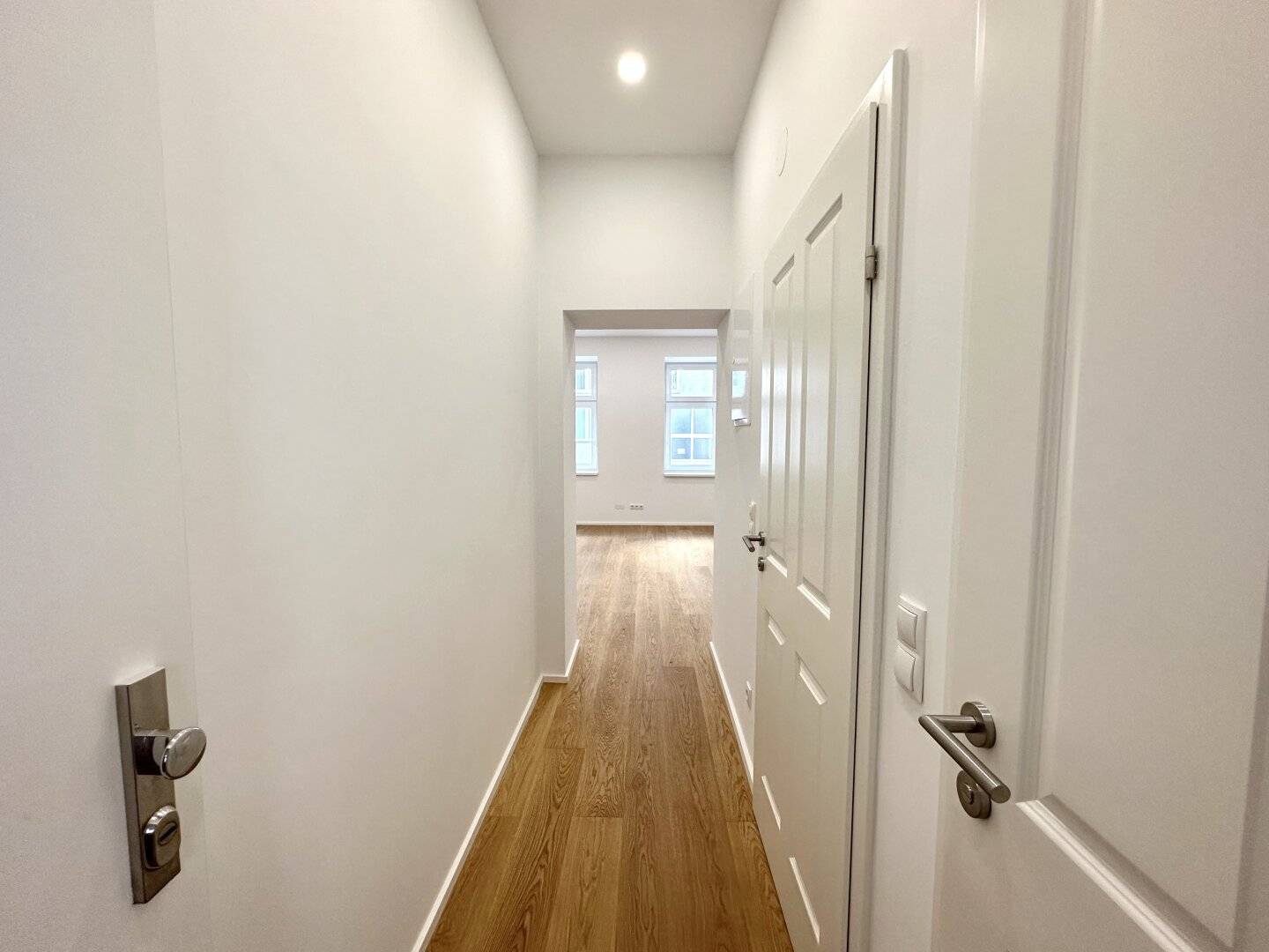 Ground floor apartment first occupancy after major renovation