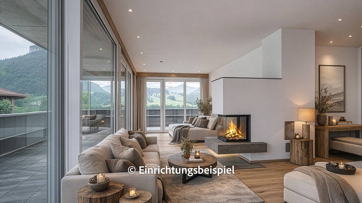 Penthouse mit Panoramablick auf Kitzbüheler Horn