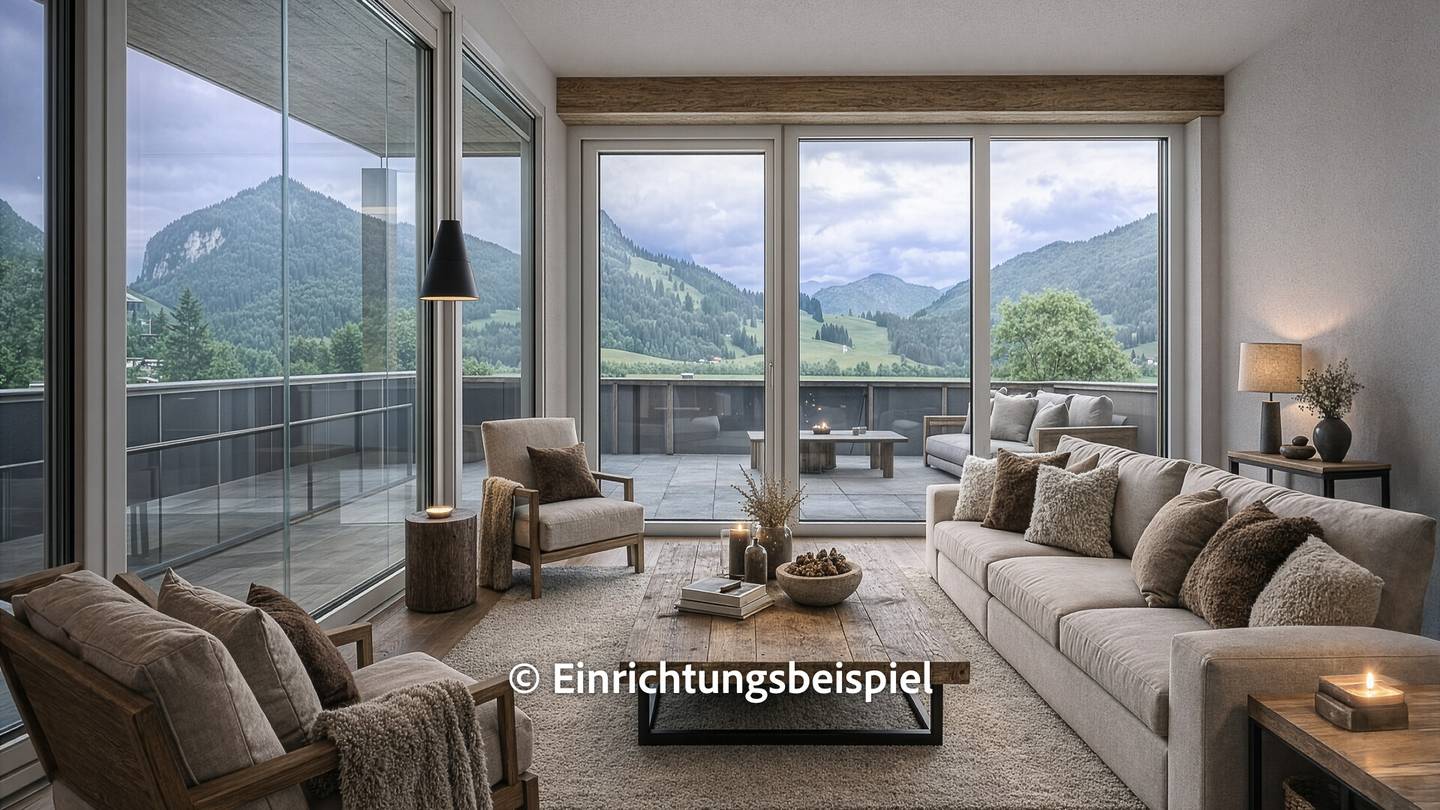 Penthouse mit Panoramablick auf Kitzbüheler Horn