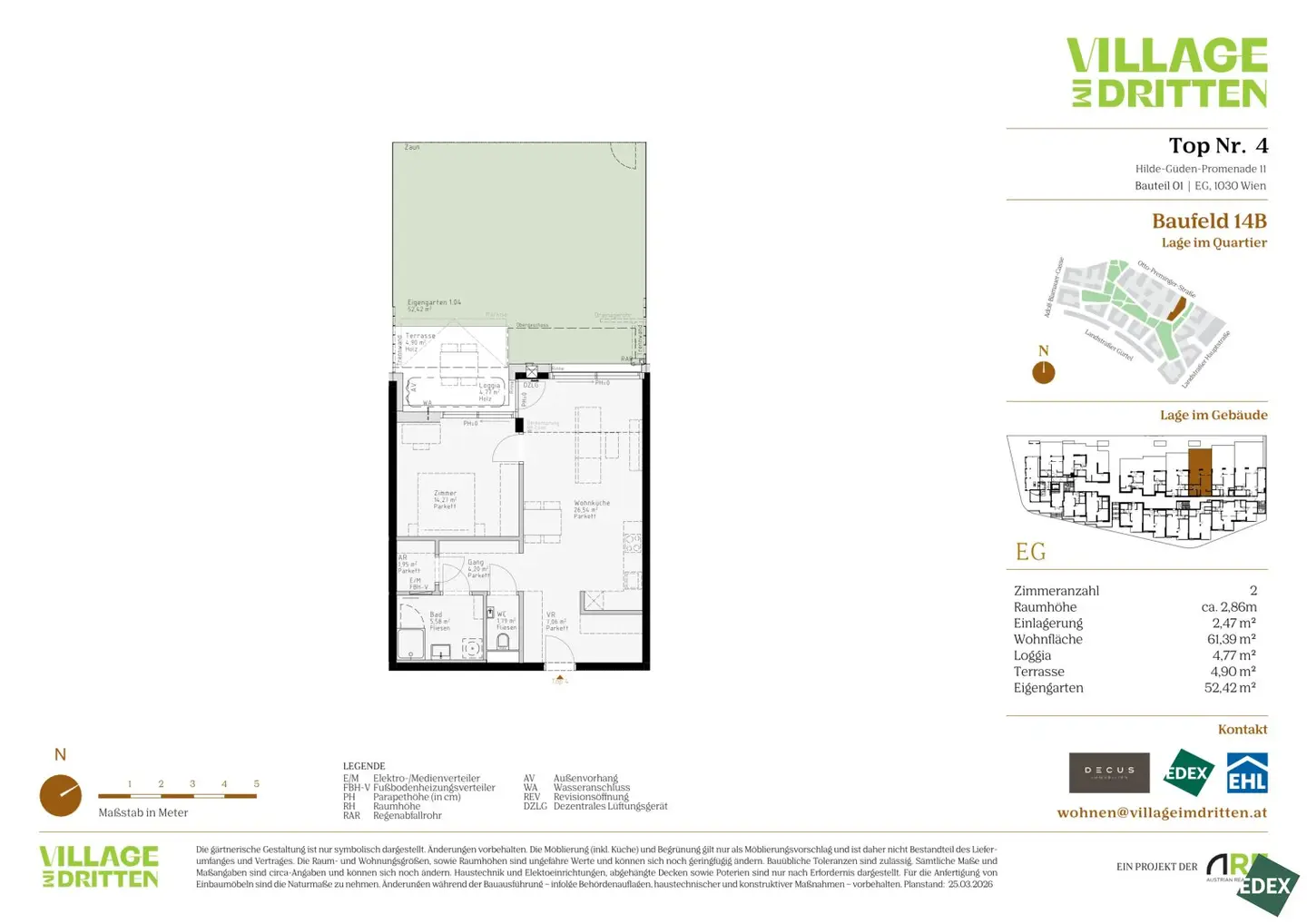 Village im Dritten: 2-Zi.-Wohnung mit Garten