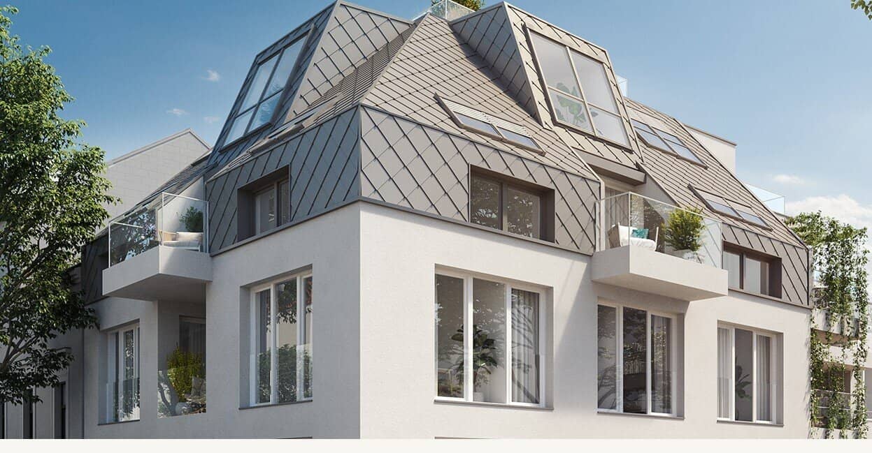 Top floor apartment with sunny terraces