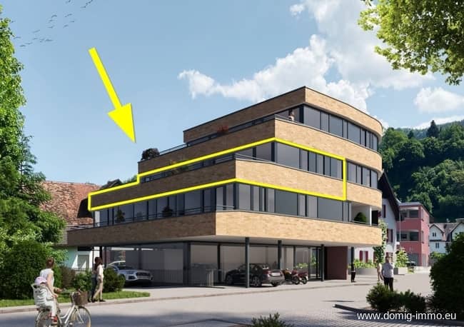 Wohnung im Neubau mit großer Terrasse