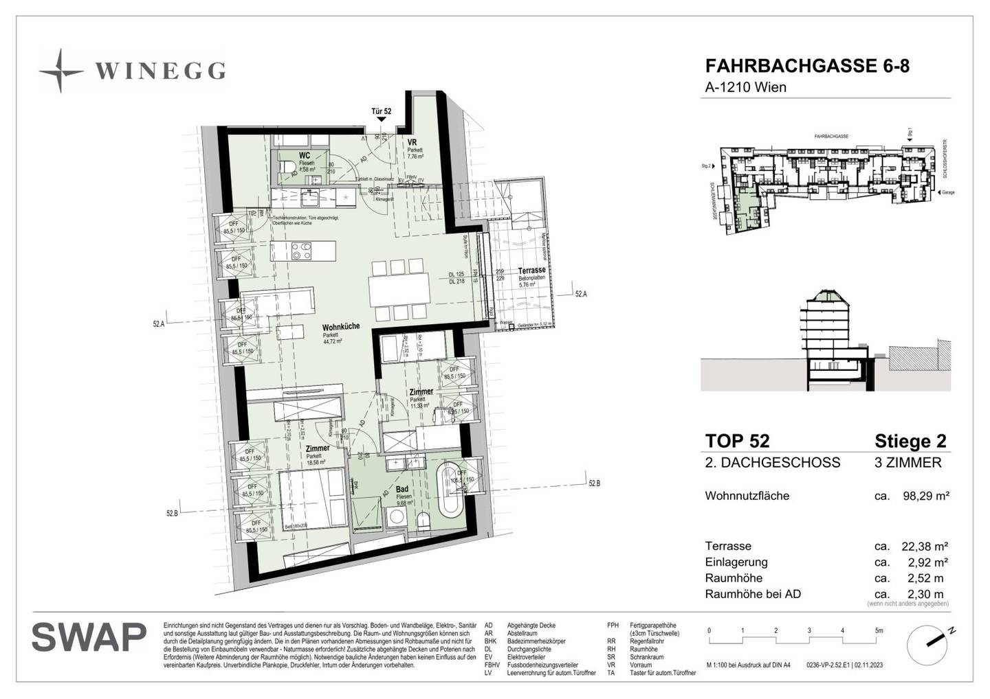 Wohnen mit Wohlfühlklima | Dachgeschoss mit Weitblick: Urban. Modern. Exklusiv.