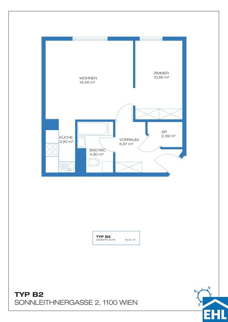 Investment apartment with return potential