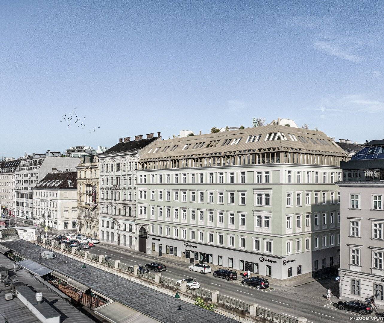 2-Room Flat near Naschmarkt, 61m²