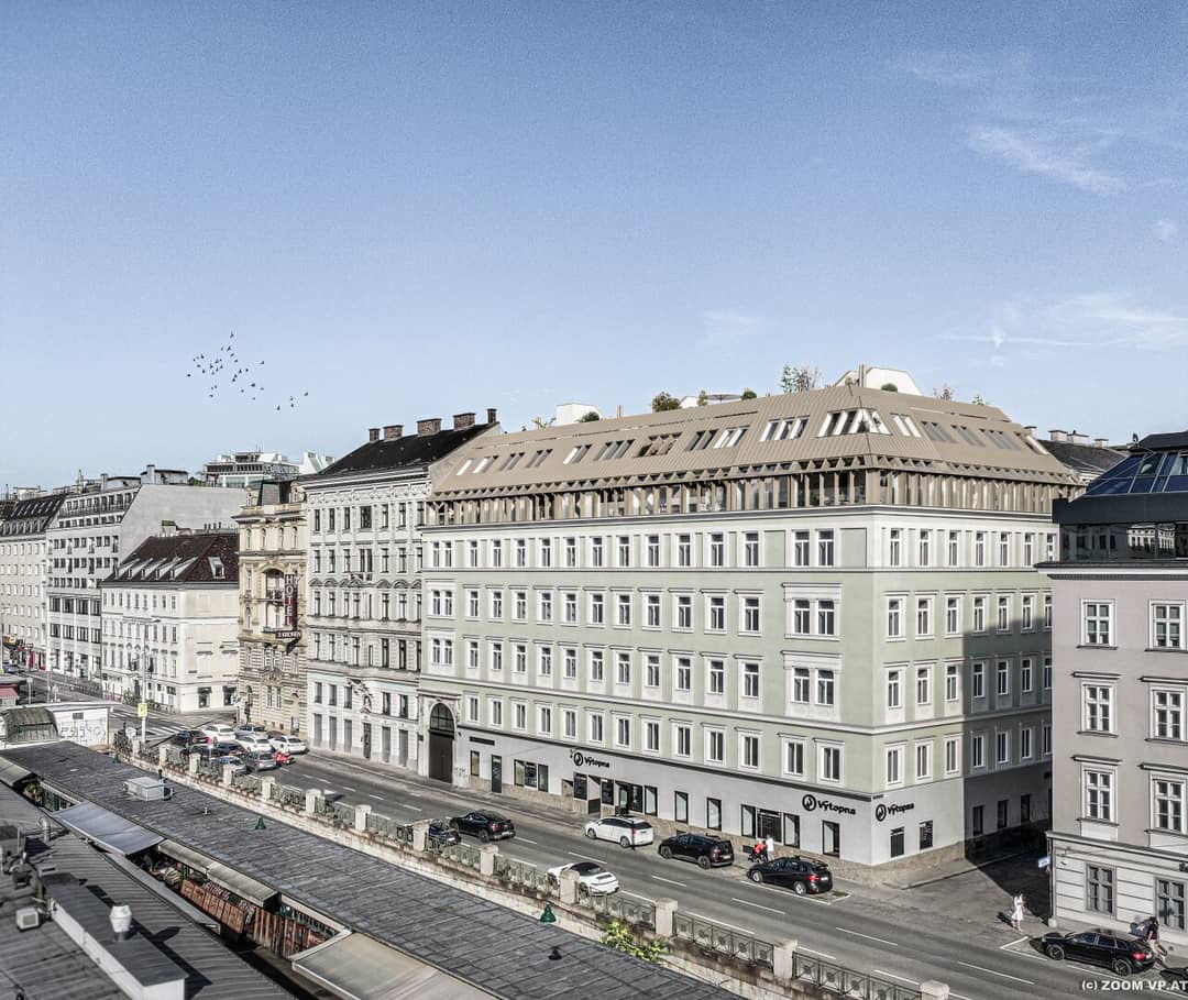Dachgeschosswohnung Erstbezug Loggia Naschmarkt