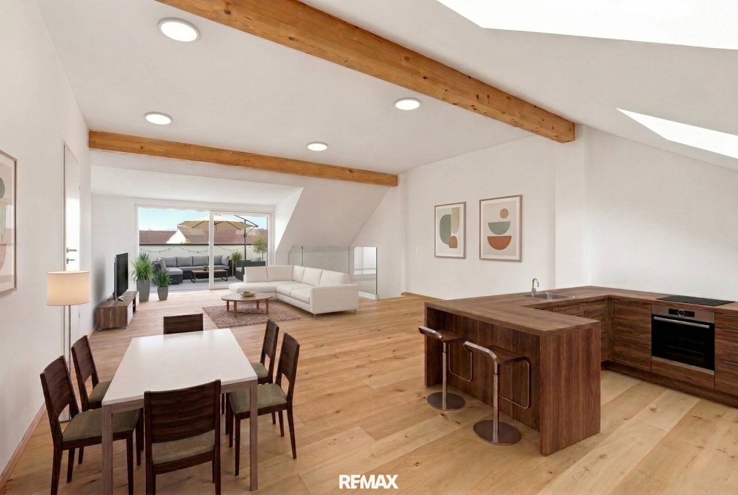 Dachgeschosswohnung Erstbezug mit Dachterrasse