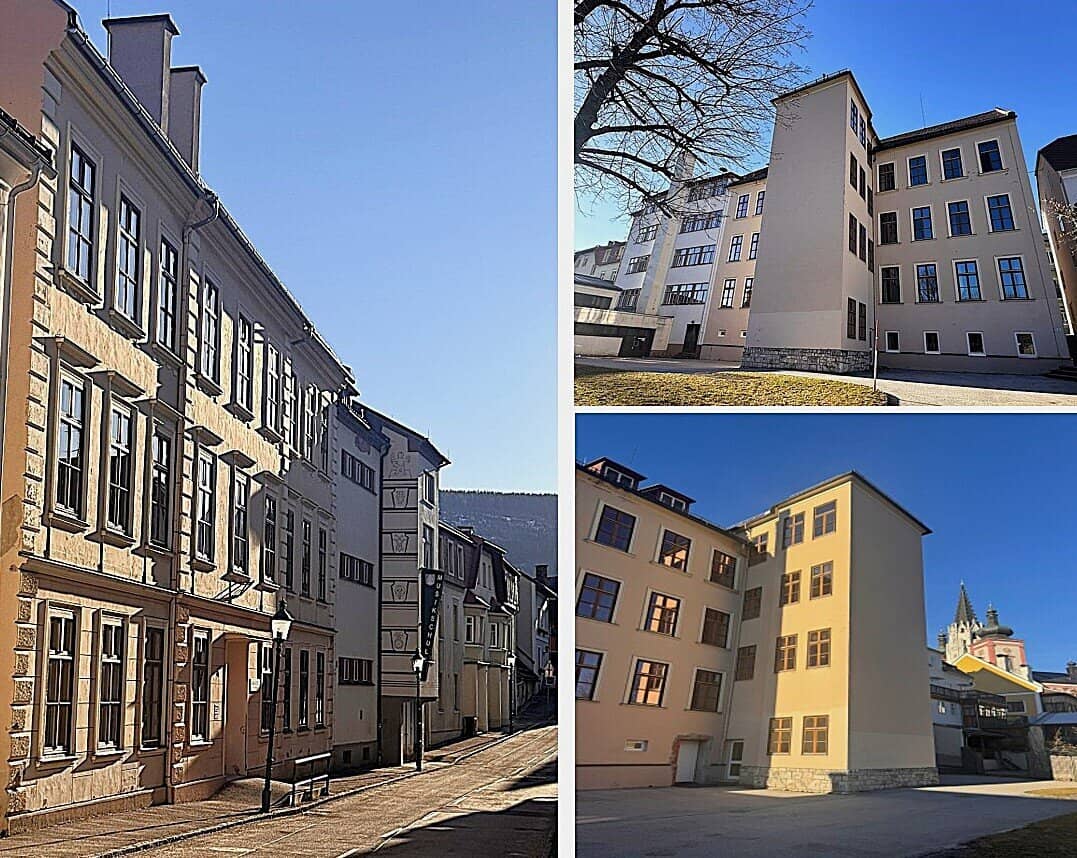 Baurecht für zwei historische Schulgebäude im Zentrum von Mariazell