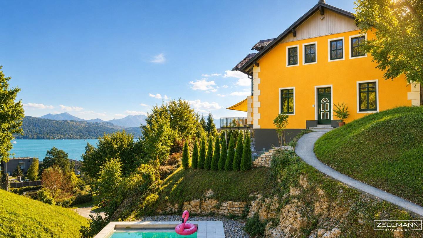 Pörtschach Villa mit Pool & Seeblick