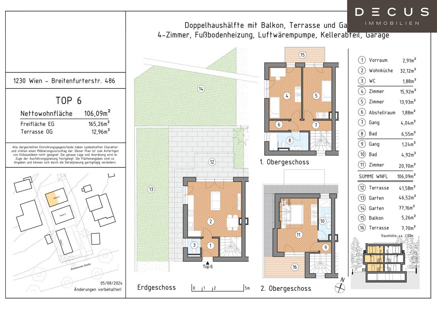 Semi detached houses Desirable location Construction start Spring 2026