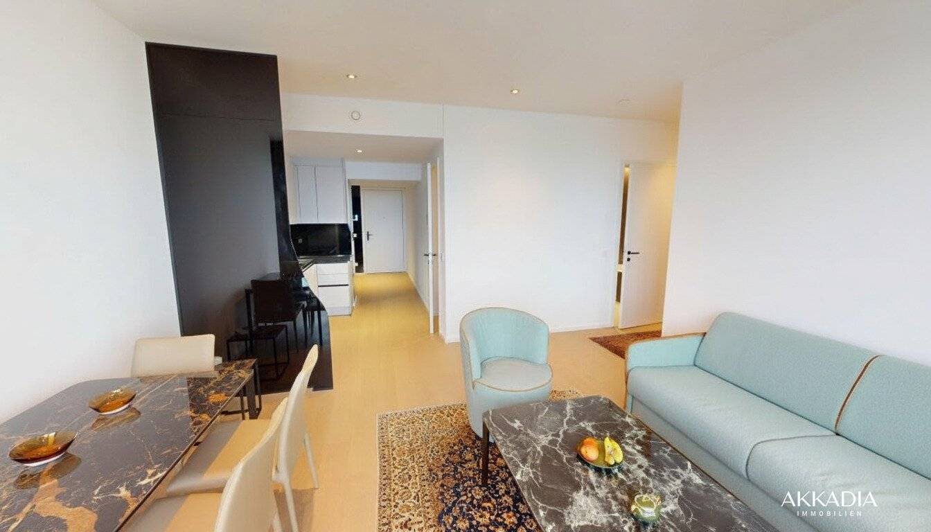 Wohnung mit Panoramablick über Wien und Balkon