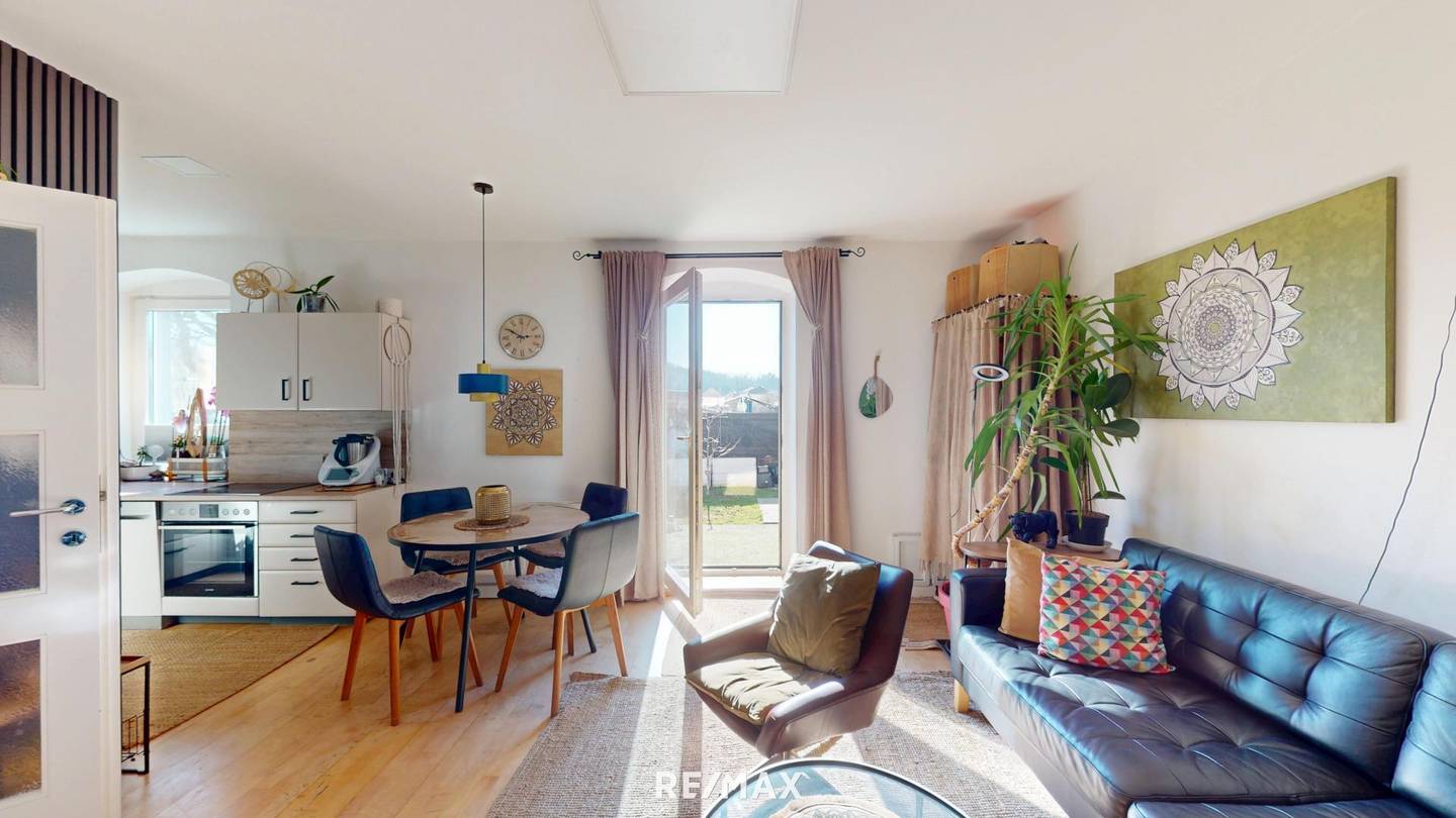 Wohnung mit Privatgarten in ruhiger Lage