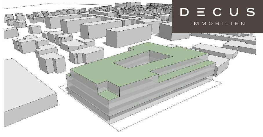 Plot in an industrial development area with existing demolition permit