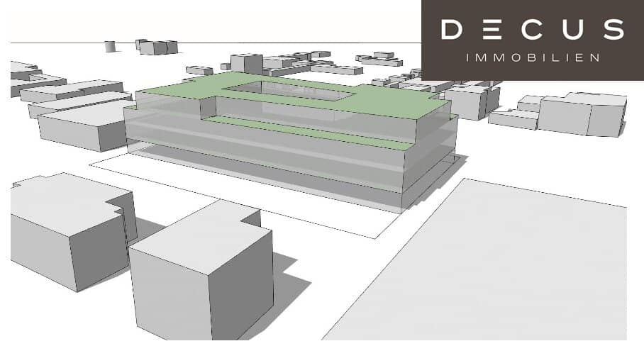 Plot in an industrial development area with existing demolition permit