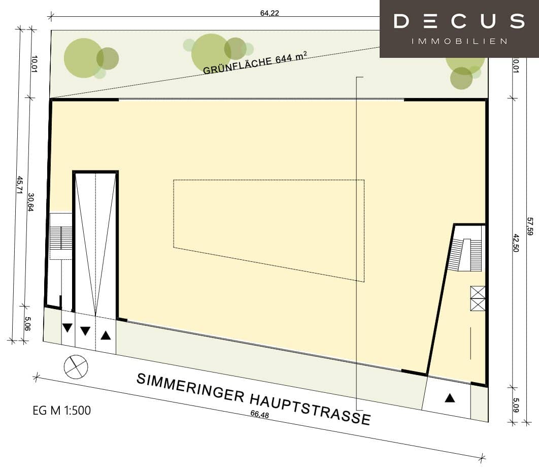 Plot in an industrial development area with existing demolition permit