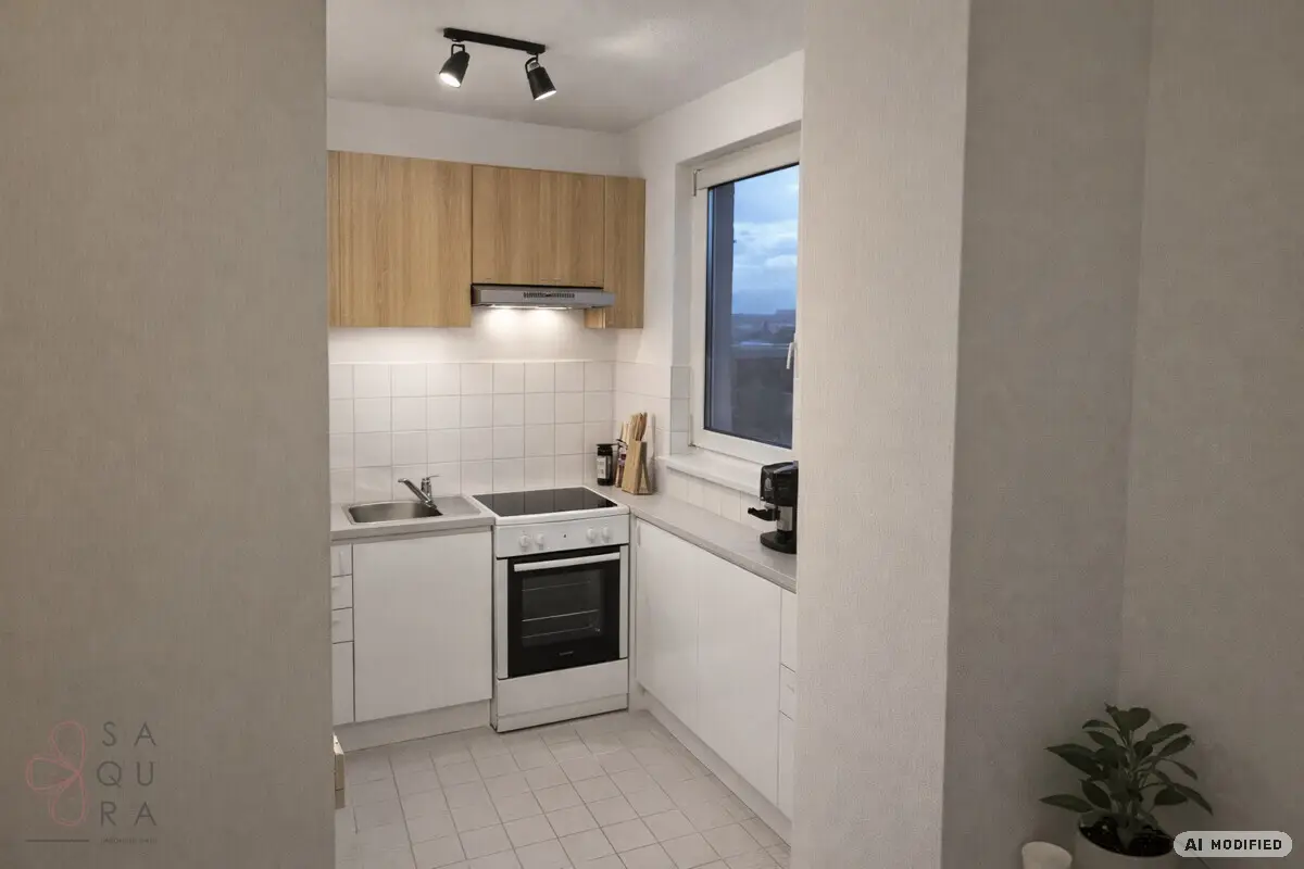 Modern apartment with wide view on fourth floor