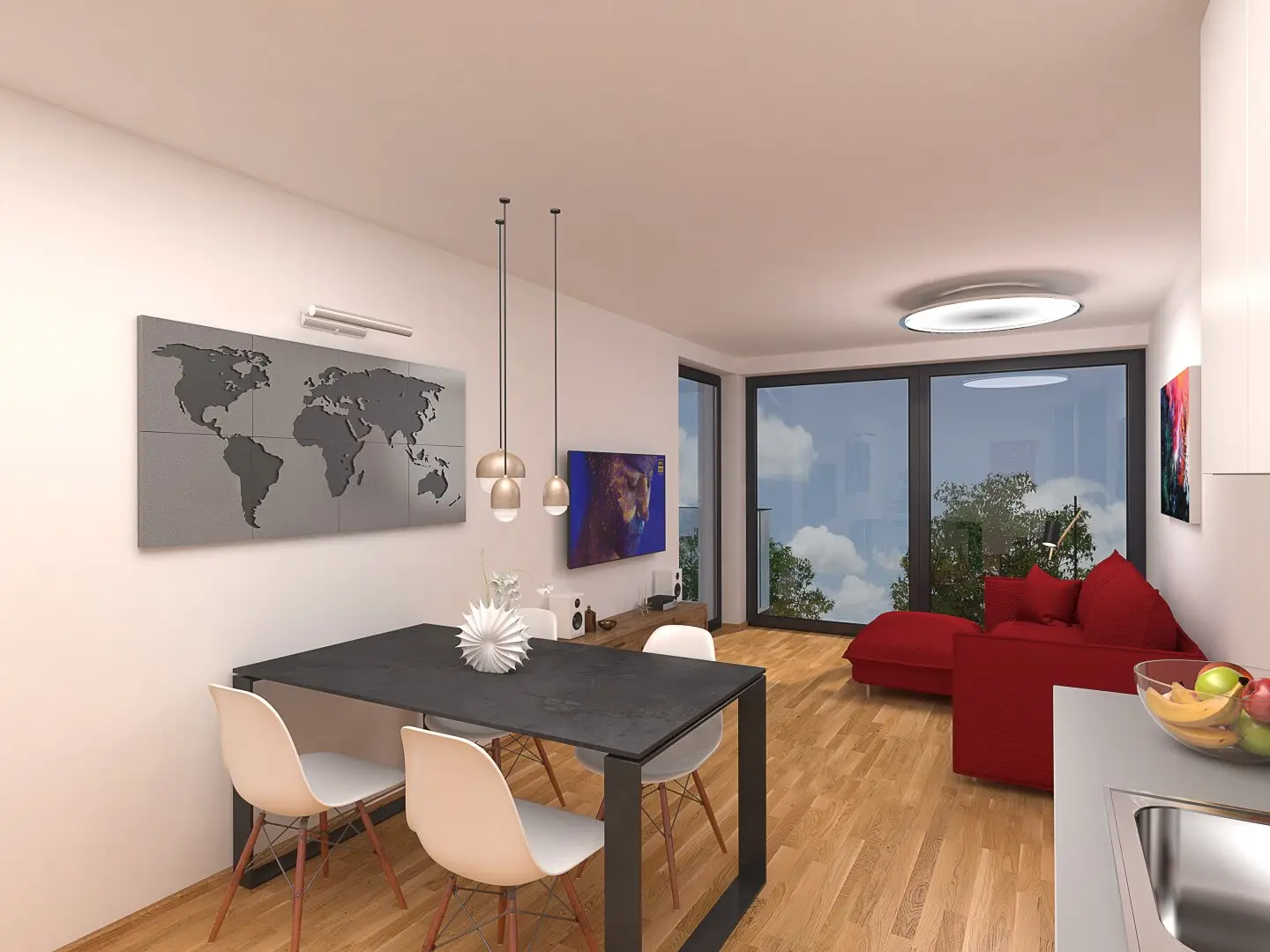Wohnung Erstbezug Neubau Freiflächen Tiefgarage
