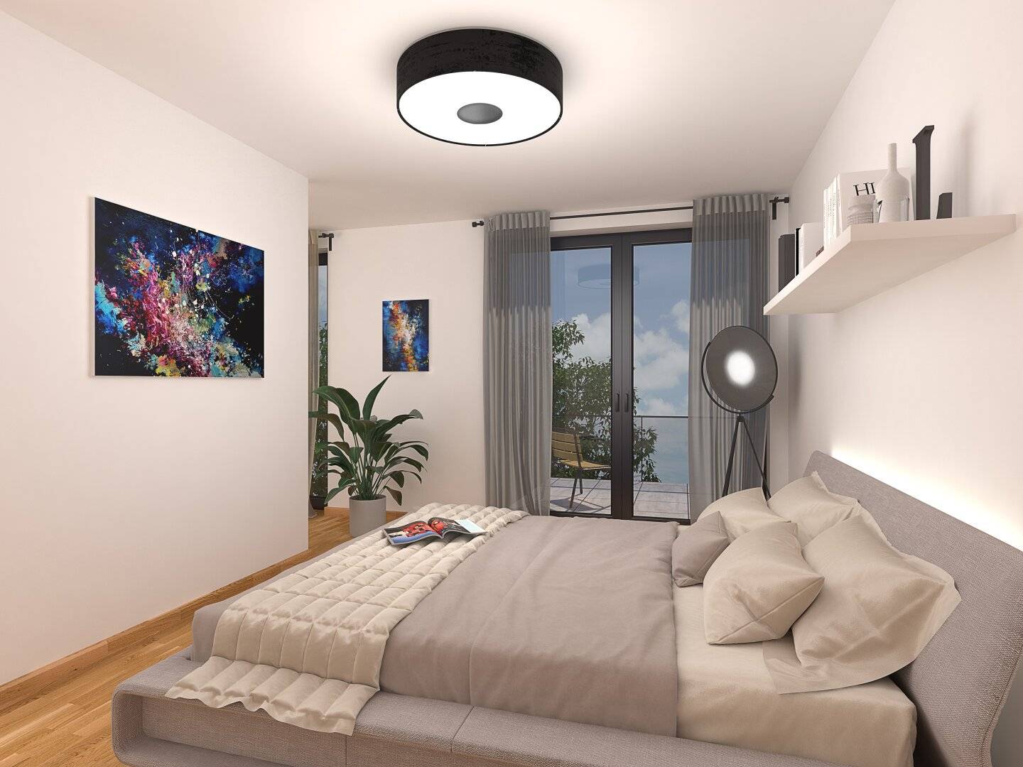 Newly built apartment in Rothneusiedl with balcony
