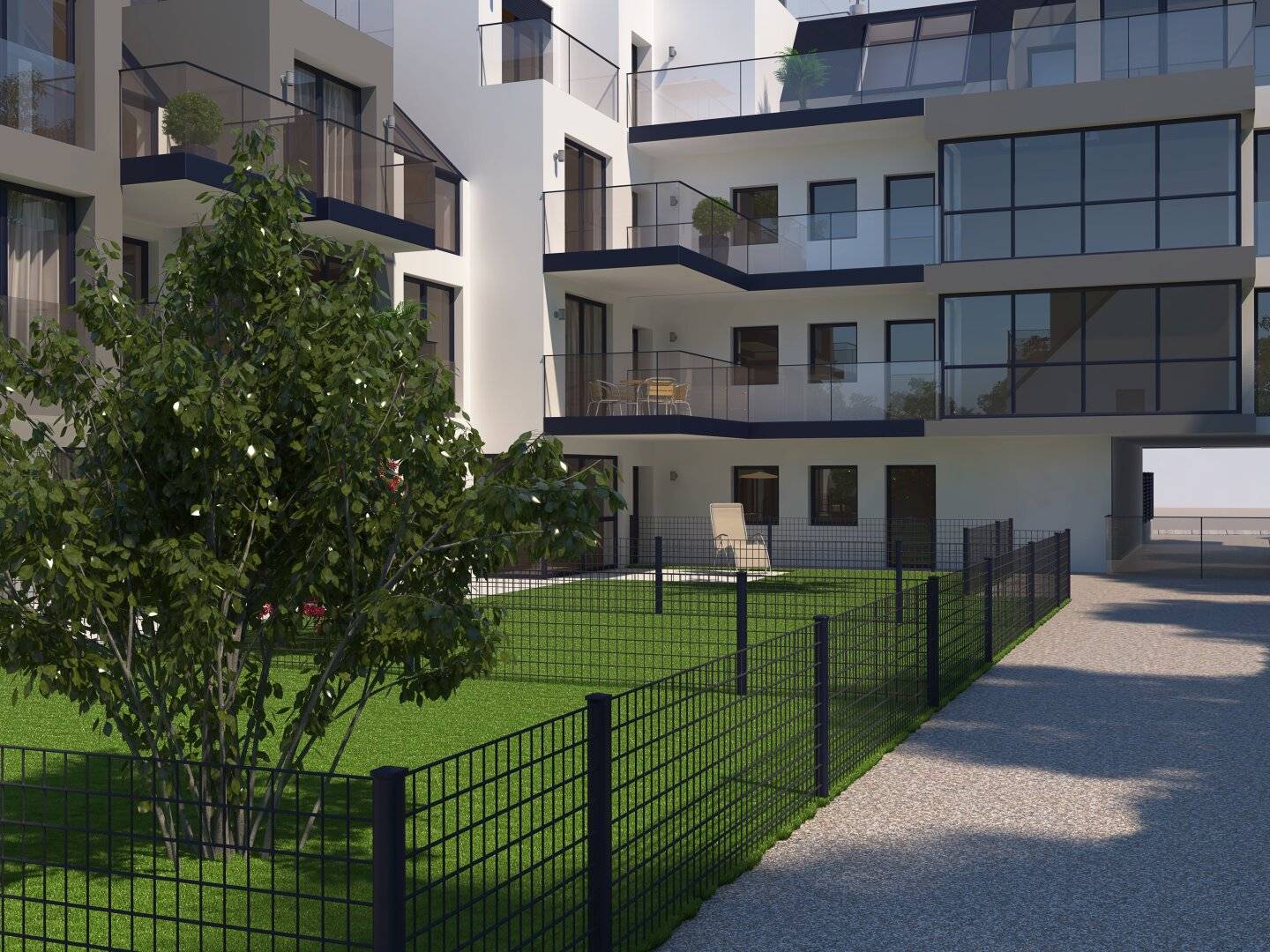 Wohnung Erstbezug Neubau mit Balkon Tiefgarage